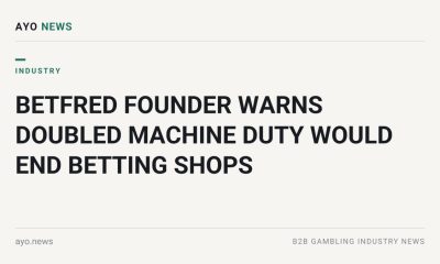 Betfred machine games duty warning