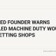 Betfred machine games duty warning