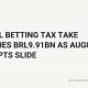 Brazil betting tax revenue news card