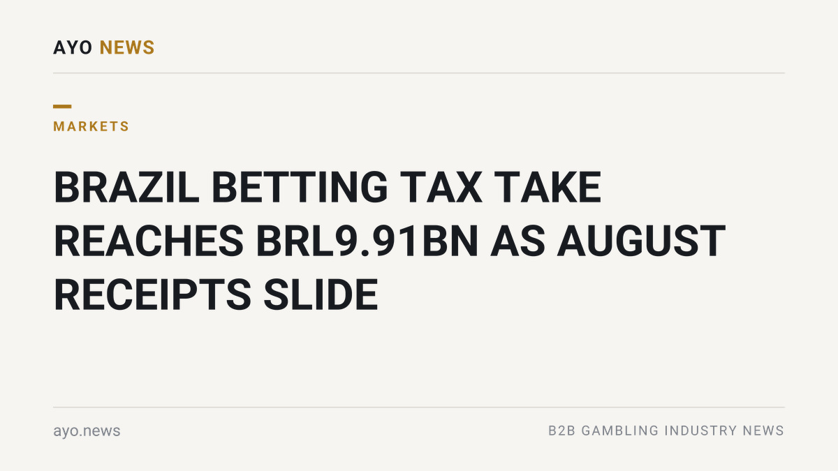 Brazil betting tax revenue news card