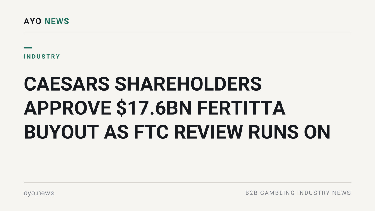 Caesars Fertitta merger news card