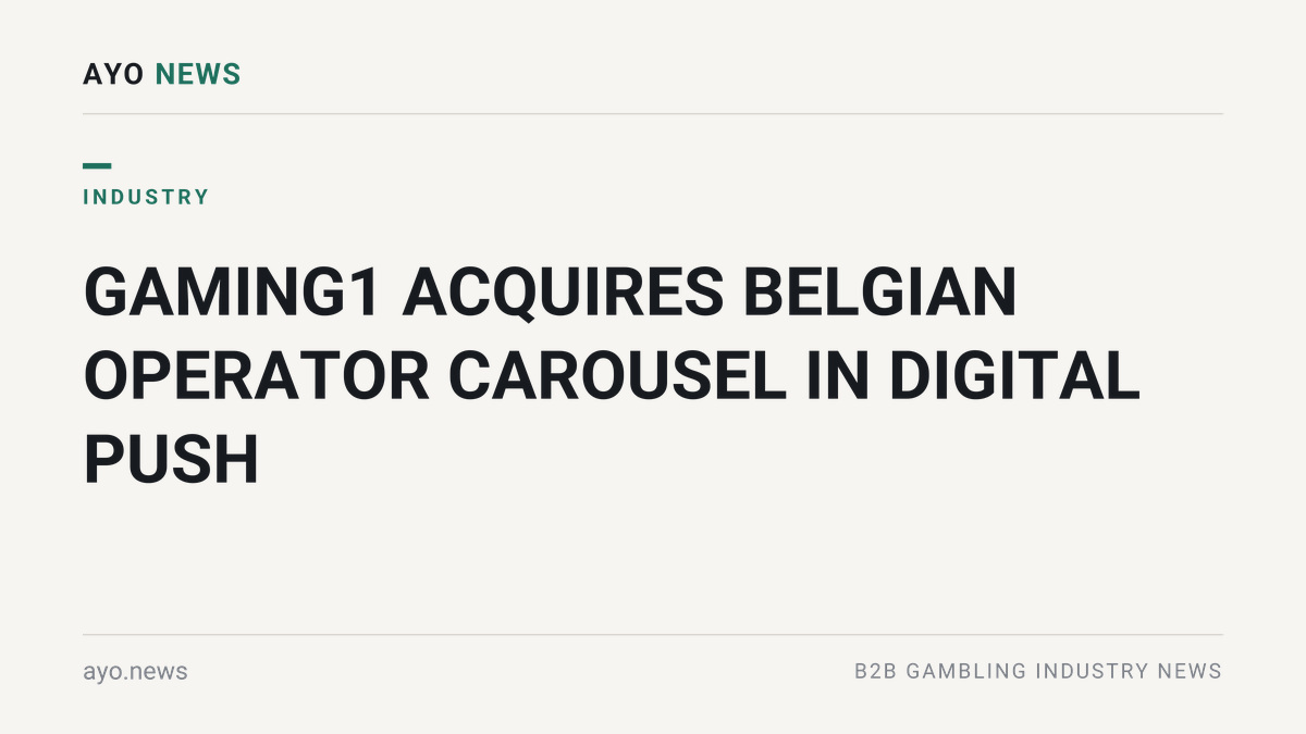 Gaming1 Carousel acquisition news card