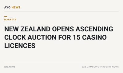 New Zealand Opens Ascending Clock Auction For 15 Casino Licences