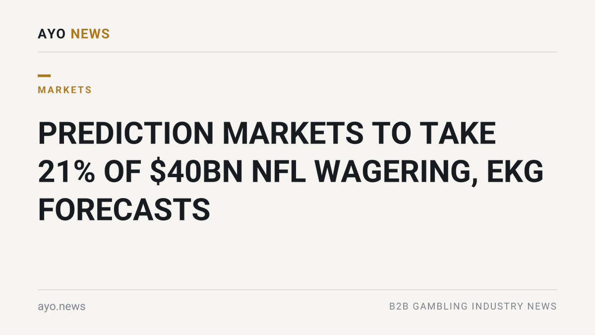 Prediction markets NFL wagering forecast