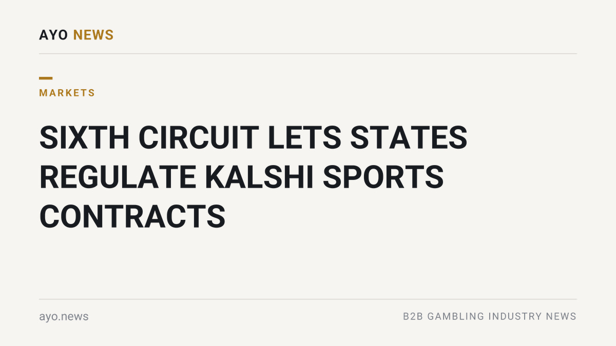 Illustration for a US appeals court ruling on Kalshi sports prediction contracts