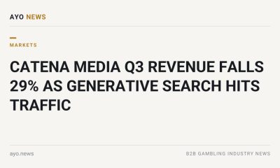 Catena Media Q3 Revenue Falls 29% As Generative Search Hits Traffic