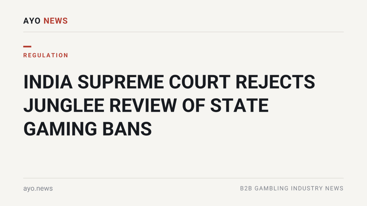 India Supreme Court online gaming ruling headline card