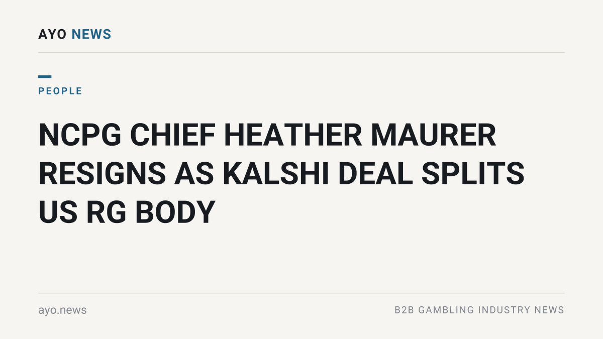 Ncpg Chief Heather Maurer Resigns As Kalshi Deal Splits Us Rg Body