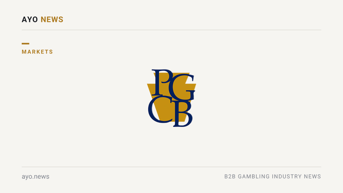 Pennsylvania Gaming Control Board logo on AYO News card