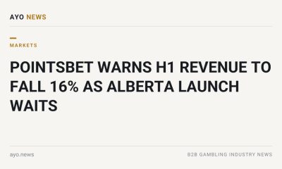 Pointsbet Warns H1 Revenue To Fall 16% As Alberta Launch Waits