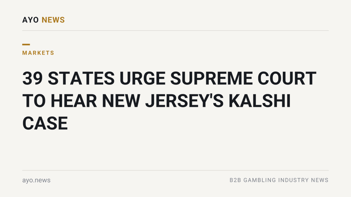 39 States Urge Supreme Court To Hear New Jersey'S Kalshi Case